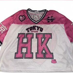 Hello Kitty Pink and White Tokyo Speed Jersey